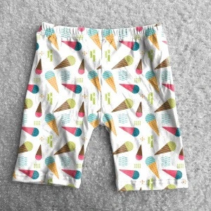 2019 Wholesale Boutique summer casual ice cream lovely pattern Support Customization Baby Girl  sport Shorts