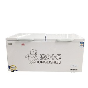 2020 Best Popular Comercial Freezers Horizontal Freezer Big Handle Chest Refrigerator