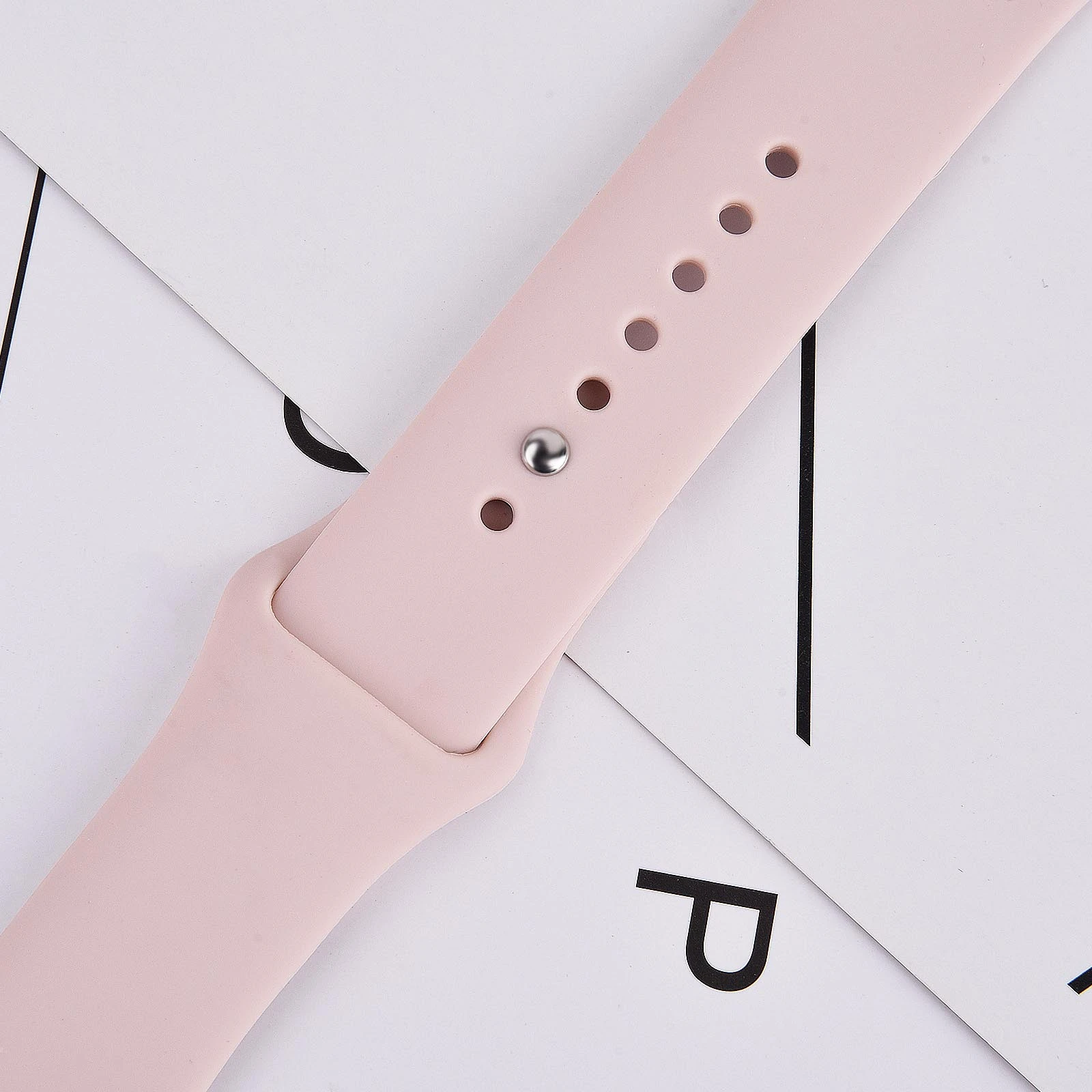 2020 Fashion Hot Sale Silicone Sport Band For Apple Watch Series 3 4 5 6/SE  38mm 40mm 42mm 44mm