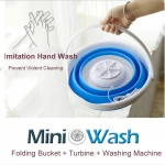 2020 Folding Bucket Washer Mini Automatic Washing Machine For Underwear Socks