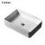 Import 2020 modern custom white square bright acrylic stone wash basin bathroom from China