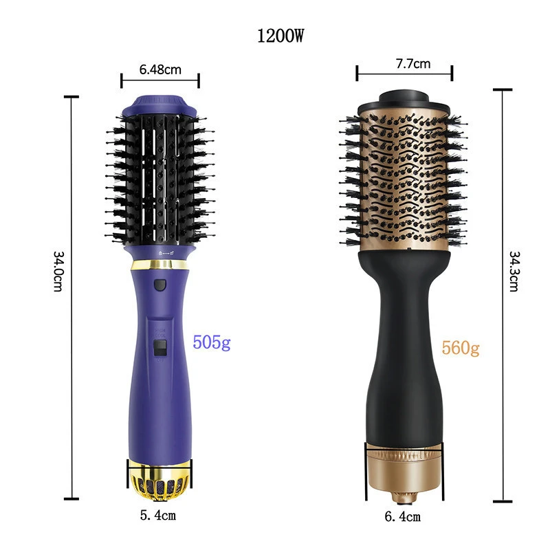 2020 Portable One Step Hair Brush Dryer and Volumizer Professional Hair Dryer Brush