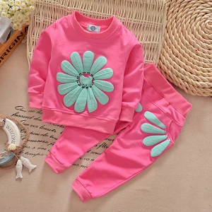 2020 Spring Cotton Sport Wear Girl Clothing Set Baby Cloth Kid Girls Boutique Child Outfit