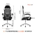 Import 2021 CEO racing chair style cheap price computer desk chair reclining mesh office chair with foot rest from China