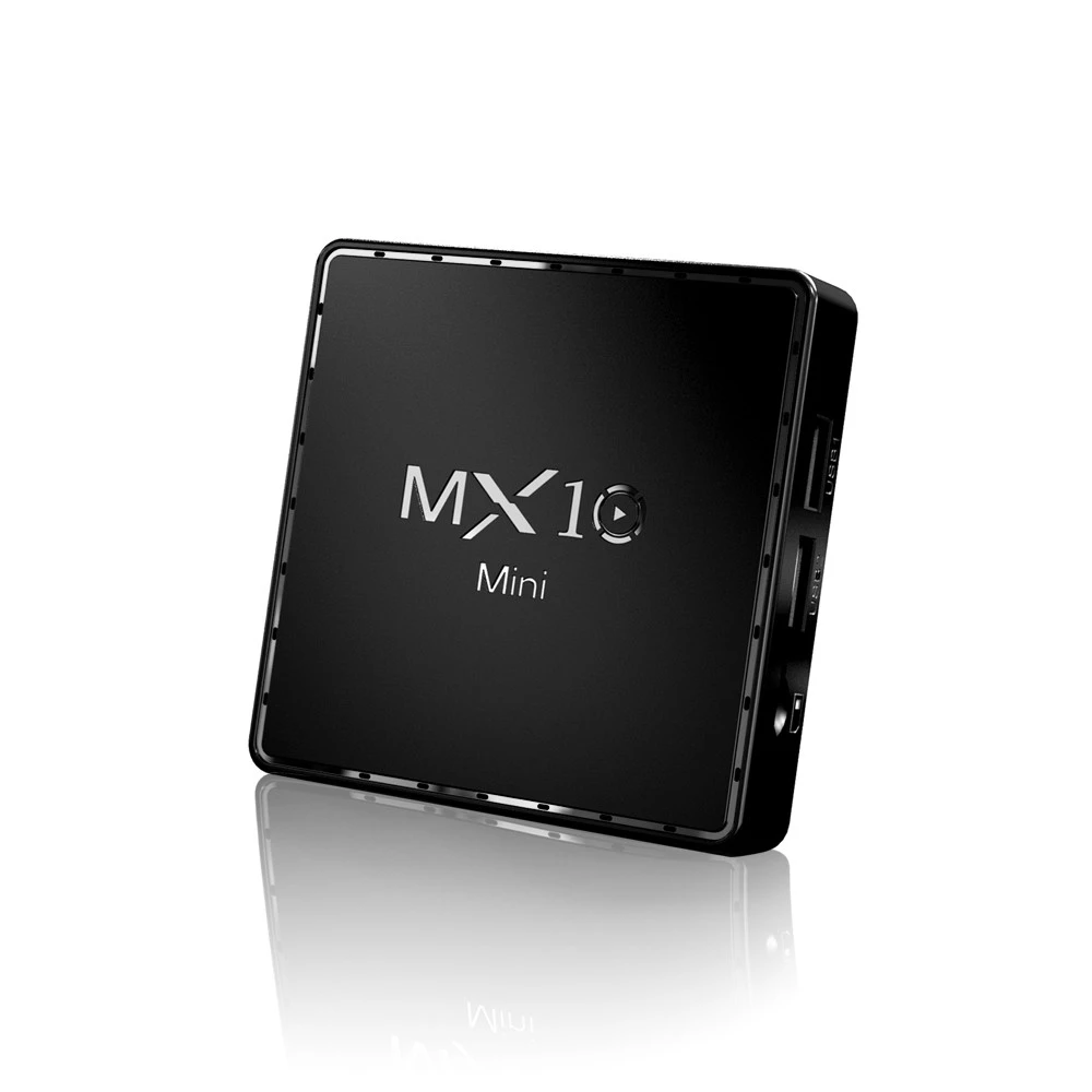 2021 Factory Direct Sell MX10 Mini Allwinner H313 Quad Core 4K HDR Android Tv Box with 1GB + 8GB flash HDMI Box Promotion