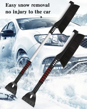 2021 Factory wholesale new telescopic handle shovel snow plastic for car with two handles