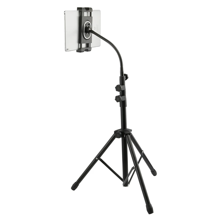 2021 Newest Tablet Tripod Stand, Height Adjustable Tablet Stand Holder  Floor Stand With 360 Degree Rotating Tablet Tripod Mount