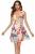 Import 2021  Summer New Fashion Personality Printing Deep V-neck Sleeveless Skirt Sexy A-type Beach Women Dress from China