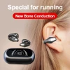 2024 New S03 bone conduction stereo Earbuds TWS True Wireless Headphones Air Conduction Earphones Touch Control Ear Clip Headset