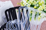 205mm Black or White  2 Bar  plastic  scarf towel hanger