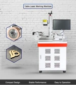20w 30w 50w 60w 100w fiber laser marking machine jewelry silver and gold laser cutting metal engraving machine
