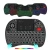 Import 2.4GHz Mini Wireless Keyboard with Touchpad Mouse Combo 8colors Backlight Rechargeable keyboard RII x8 from China