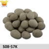 24pcs/set Outdoor Fire Pit Heater Pebbles Bio Fuels Ceramic Stone Pebbles S08-57RB
