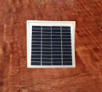 2.5W solar wall fan with brushless DC motor for small house ventilation