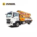 26m concrete pump HB26K truck mounted concrete mixer pump with good performance