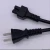 Import 2m black japanese pse jet 2pin power cord with IEC C5 2x0.75mm2 from China