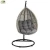 Import 2seater metal garden furniture patio furniture swing indoor/outdoor wicker hanging  egg from China