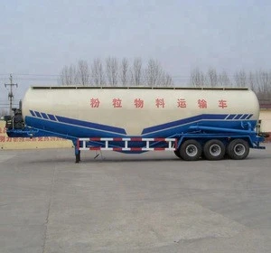 3 Axle 13m 60CBM bulk cement tank trailer for sale