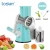 Import 3 color Rotary Manual Vegetable Cutter Slicer Fruit Slicer Round Drum Rotary Cheese Grater from China