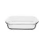 Import 3 pcs set oven safe oval pyrex plate glass casserole bowl baking dish from China