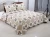 Import 3 pieces floral print twin queen king size quilted embroidered skirted coverlet bedspread bed spread set from China