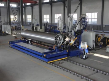 300-1200mm HDPE/PP Large-caliber Thermal Structure Wall Winding Pipe Production Line
