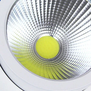 3000K, 6000K round grille light recessed led cob downlight 20W*2 40W with wholesale factory price