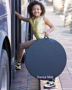 32" Double-Sided Portable Dance Floor with Carrying Handle