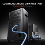 32 Pint Compressor Dehumidifier with Drain Hose for Grow Tent and Grow Room Spider Farmer