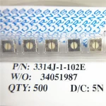 3314 1K 0.25W SMD Trimmer Potentiometers 3314J-1-102E