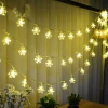 3M 20Leds Snowflake String Light Fairy Lantern Holiday Lighting Wedding Garden Party Christmas New Year Decoration Light