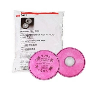 3M Particulate Filter 2097/07184(AAD), P100, with Nuisance Level Organic Vapor Relief 100 EA/Case