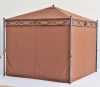 3x3M Metal Gazebo Pavilion Awning Canopy Sun Shade Shelter Marquee Tent Garden