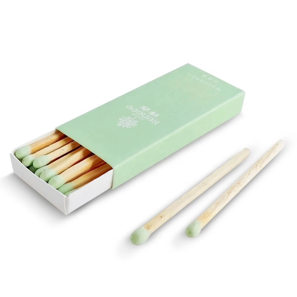 4 inch Colored Long Matchsticks Cigar Match Box Wholesale