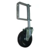 4 inch Spring Loaded Gate Caster Rubber Wheel