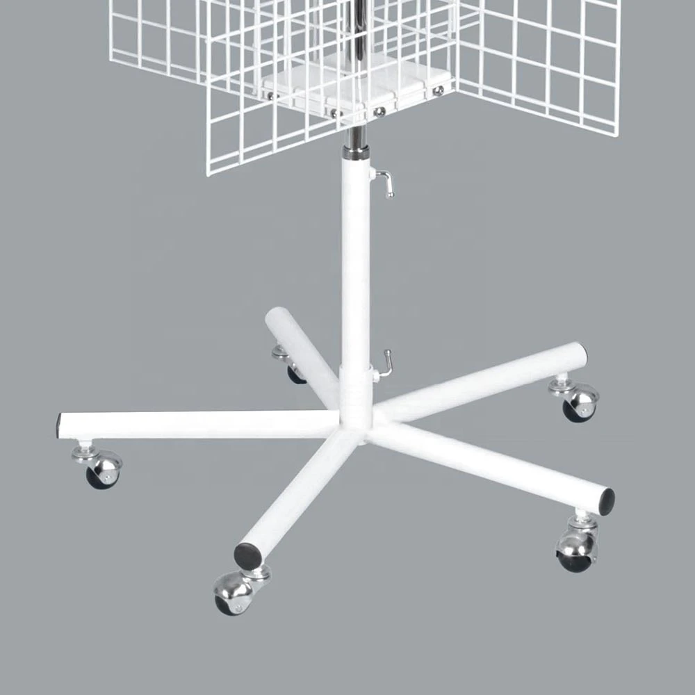4 way wire grid panel accessories display stand