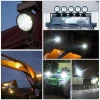 4&#39;&#39; round 12v led tractor work lights 27W led tractor light spot/flood beam work lamp auto lighting system