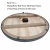 Import 45cm Wooden Rustic Noiseless Wall Clock with iron frame Vintage Wood Wall Clocks from China