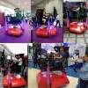 4DOF 900 degree rotating play car racing games racing motorcycle electric simulator for fun center