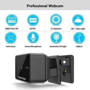 4k Webcam with Microphone 1080P Full HD Autofocus, 30FPS True 5 Million Pixel web camera for pc
