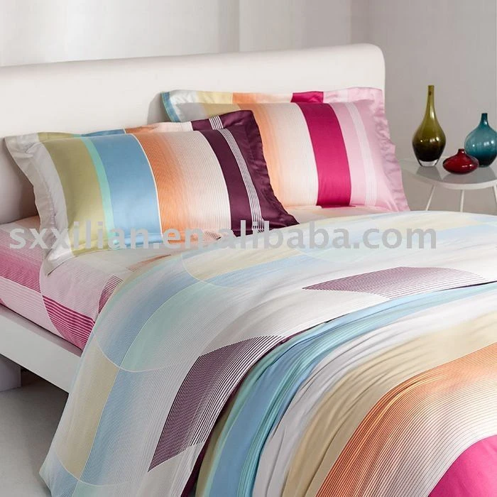 4pcs 100%tencel fabric/printing bedding set
