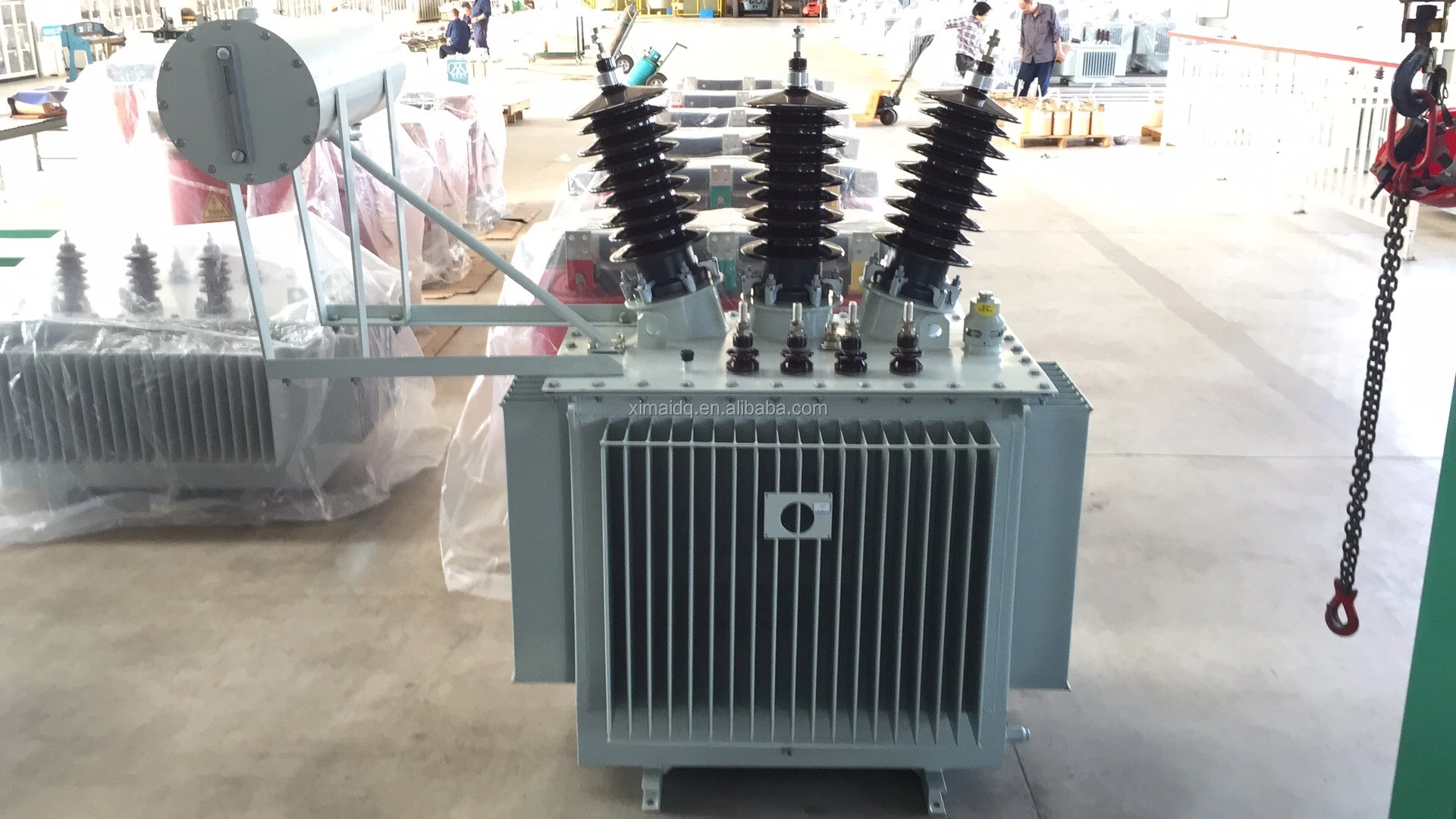 500kva High voltage 3 phase step down distribution oil immersed power transformer