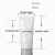 Import 50ML 100ML EMPTY WHITE PLASTIC TUBE FOR COSMETICS PACKAGING WITH CAP from China