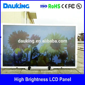55 inch 3000nit high brightnes ourdoor Large Size Samsung Lcd Display Panel,samsung lcd panel advertising display replacement