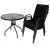 5pcs teslin chair and table set outdoor hotel patio garden furniture set