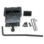 6 String Tailpiece Saddle Tremolo Set Headless Guitar Bridge with Screws Wrenches for Music Instrument Accessories