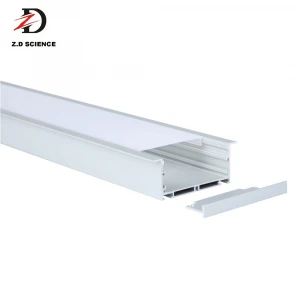 6063 Alloy Recessed LED Aluminum Profile Light Channel Aluminum Profile Easy Installation