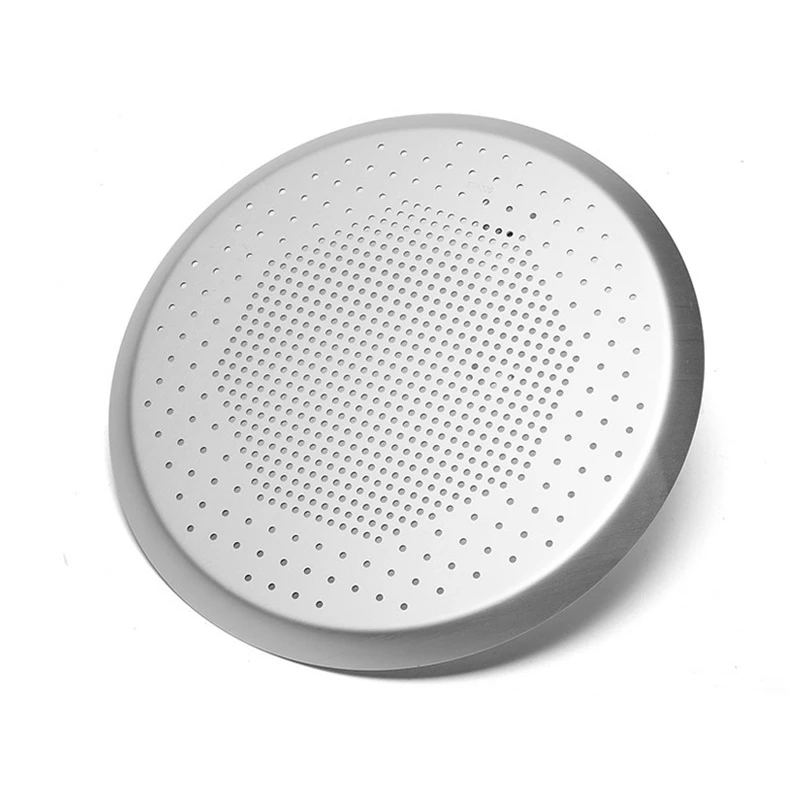 6.5-16 inch Aluminium alloy pizza tray pizza pan with hole