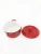 Import 6.5 inch Red Ceramic Soup Bowl with lid and 2 handles--350ML/12 oz Casserole from China