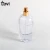Import 75ml  Large Clear Thick Glass Empty Refillable Cologne Splash Replacement Spray Bottle With Gold Fine Mist Atomizer from China